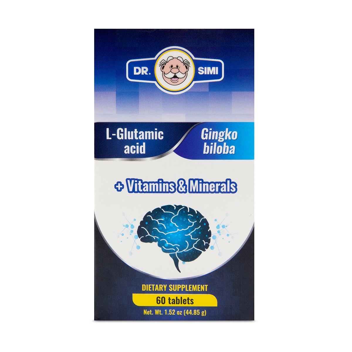 Dr. Simi L-Glutamic Acid/Gingko Biloba 60 Tablets