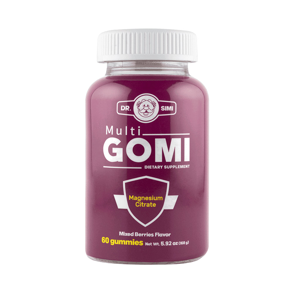Multigomi Magnesium Citrate Mixed Berries Flavor  60 Gummies