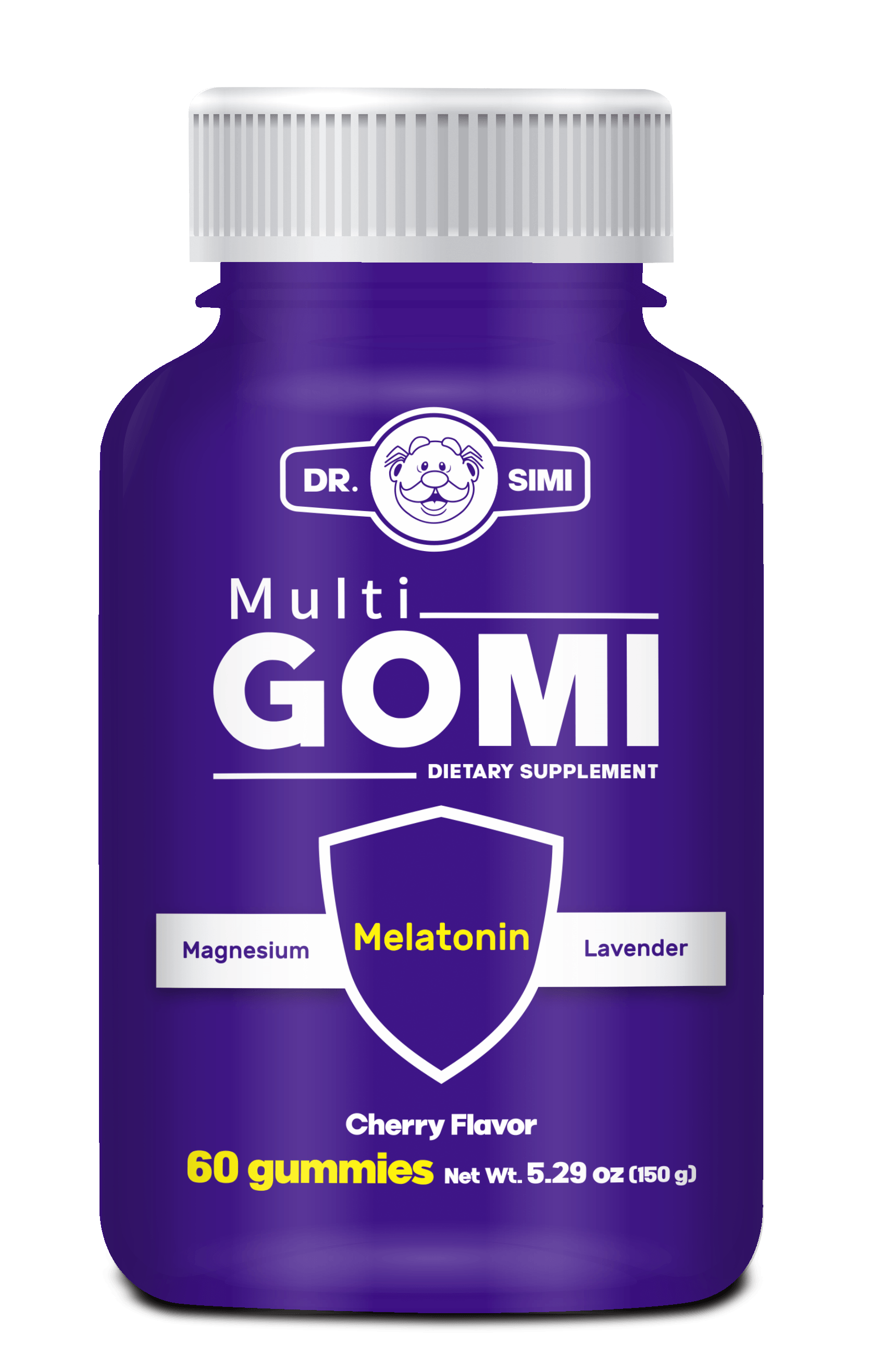 Multigomi Melatonin Magnesium + Lavender Flavored 60 Gummies
