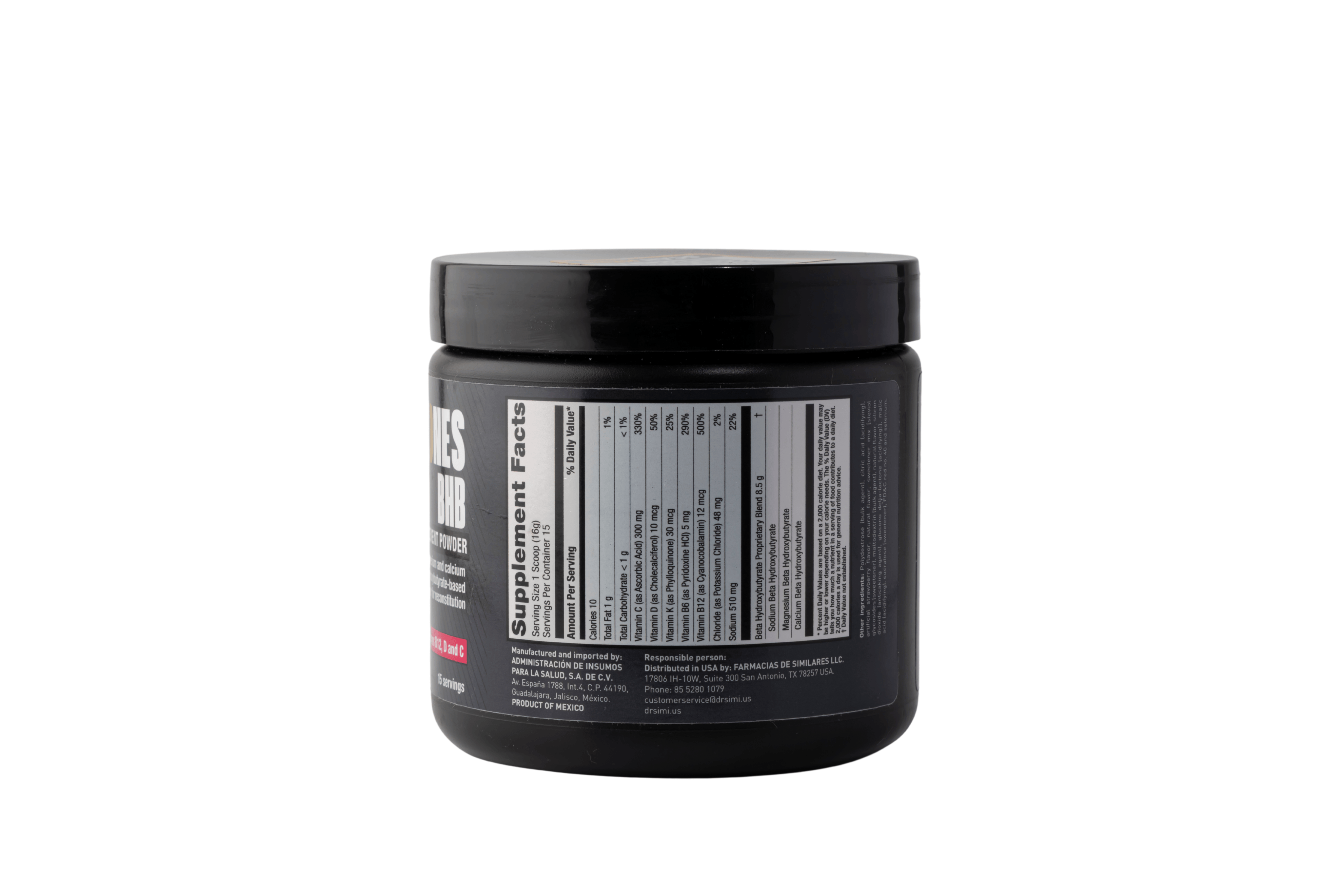 X-Gear Exogenous Ketones Bhb Strawberry Flavor 8.46 oz