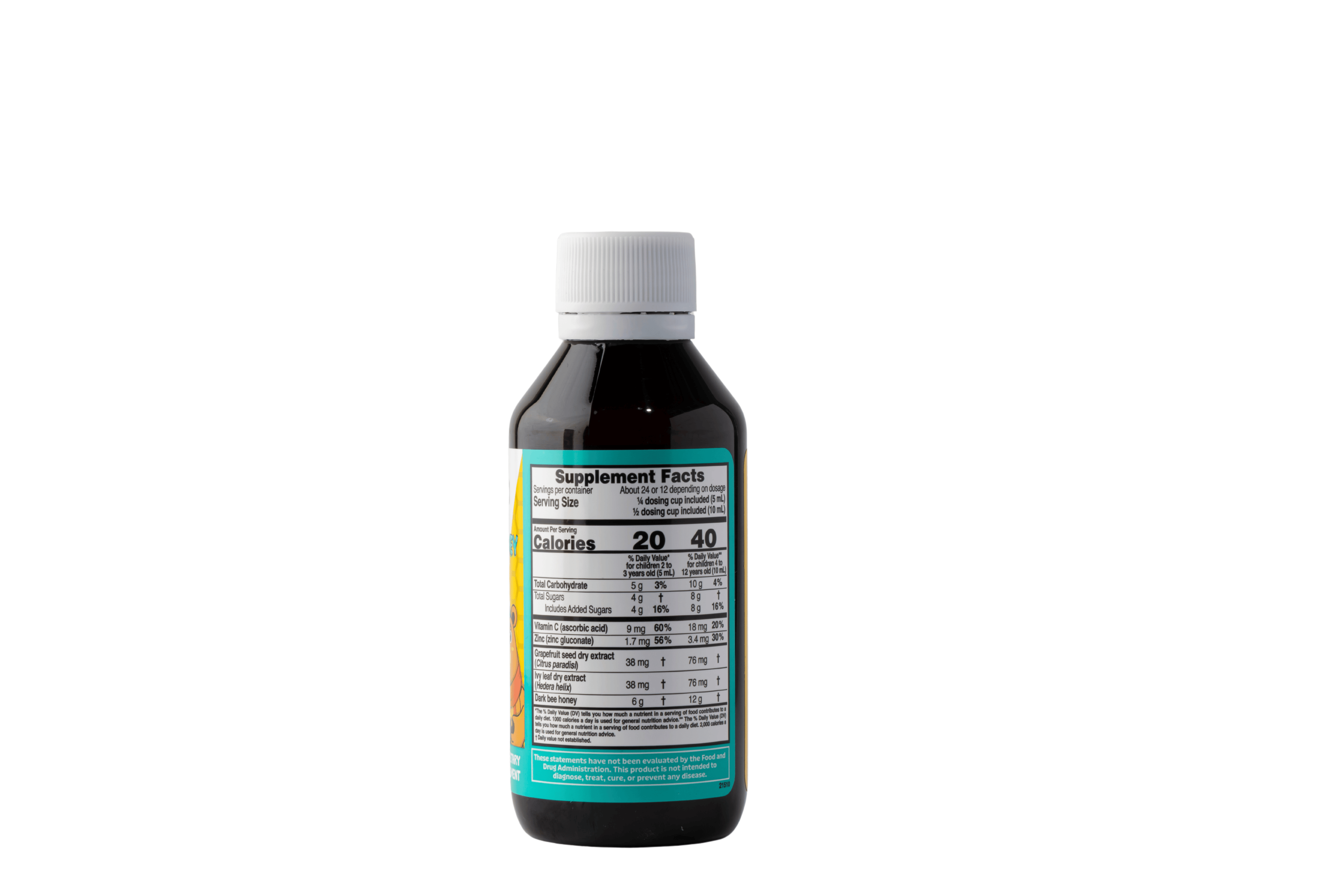 Dr. Simi Dark Bee Honey Syrup for Kids 4 oz