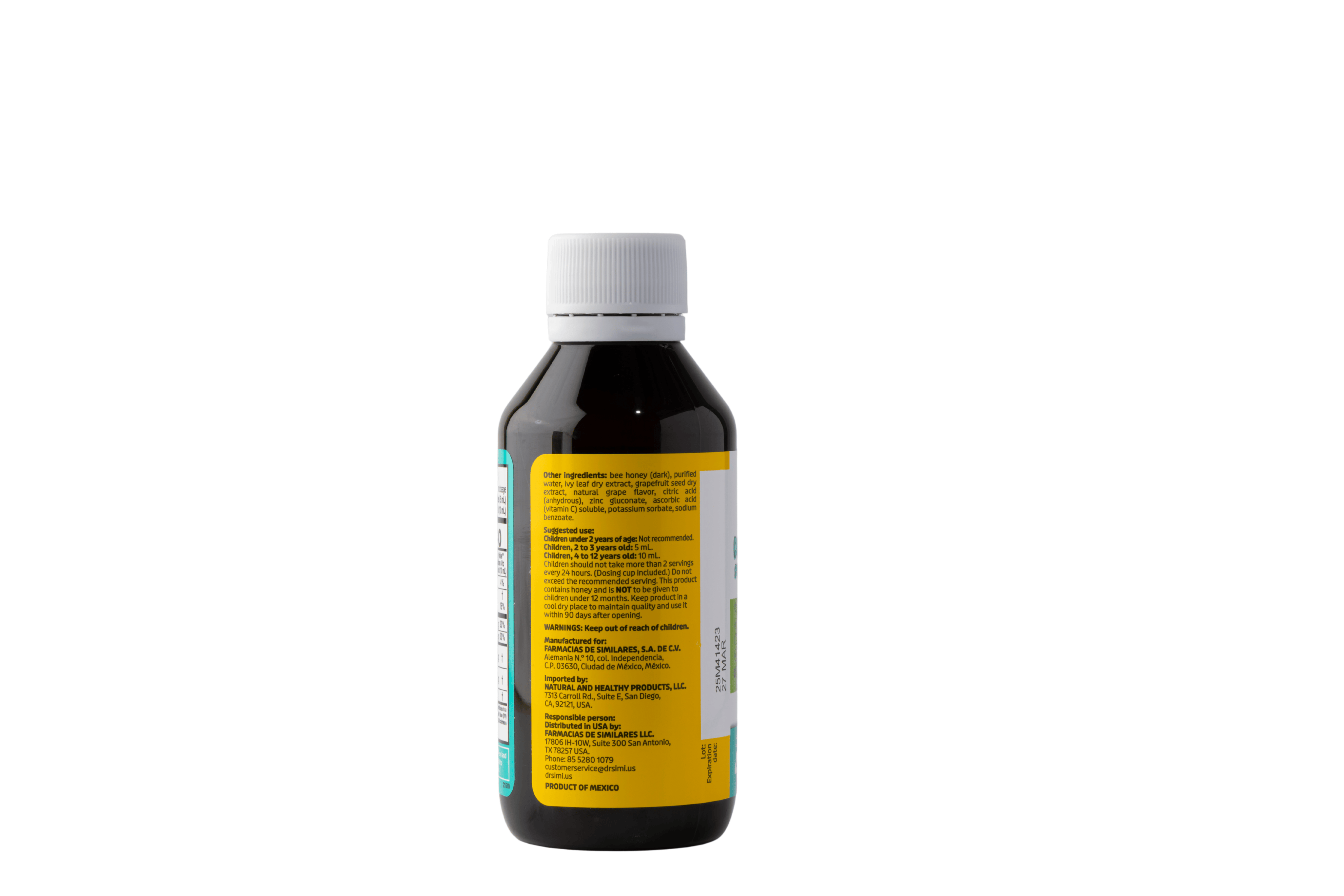 Dr. Simi Dark Bee Honey Syrup for Kids 4 oz