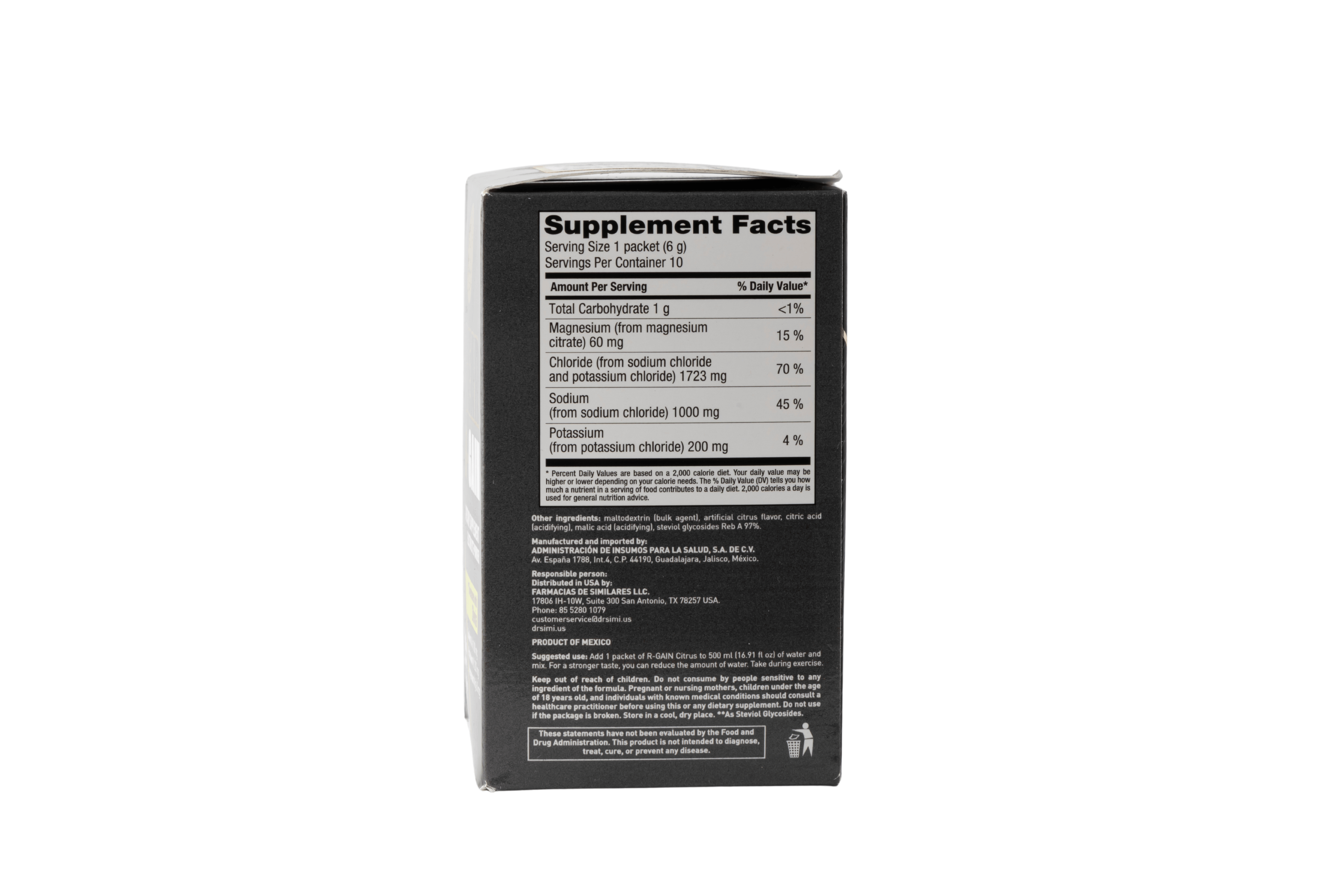 Electrolitos en Polvo R-Gain 10 sobres