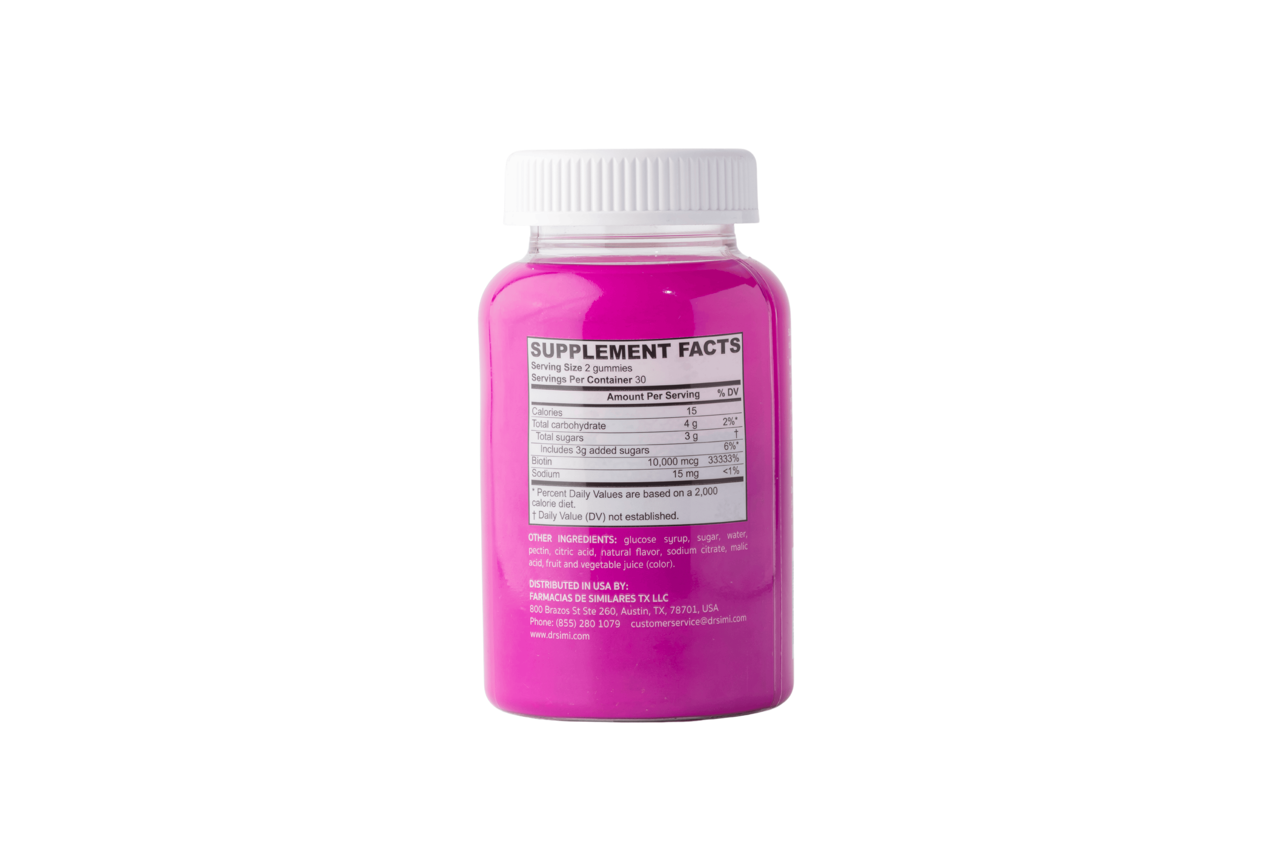 Multigomi Biotin Raspberry Flavor 60 Gummies