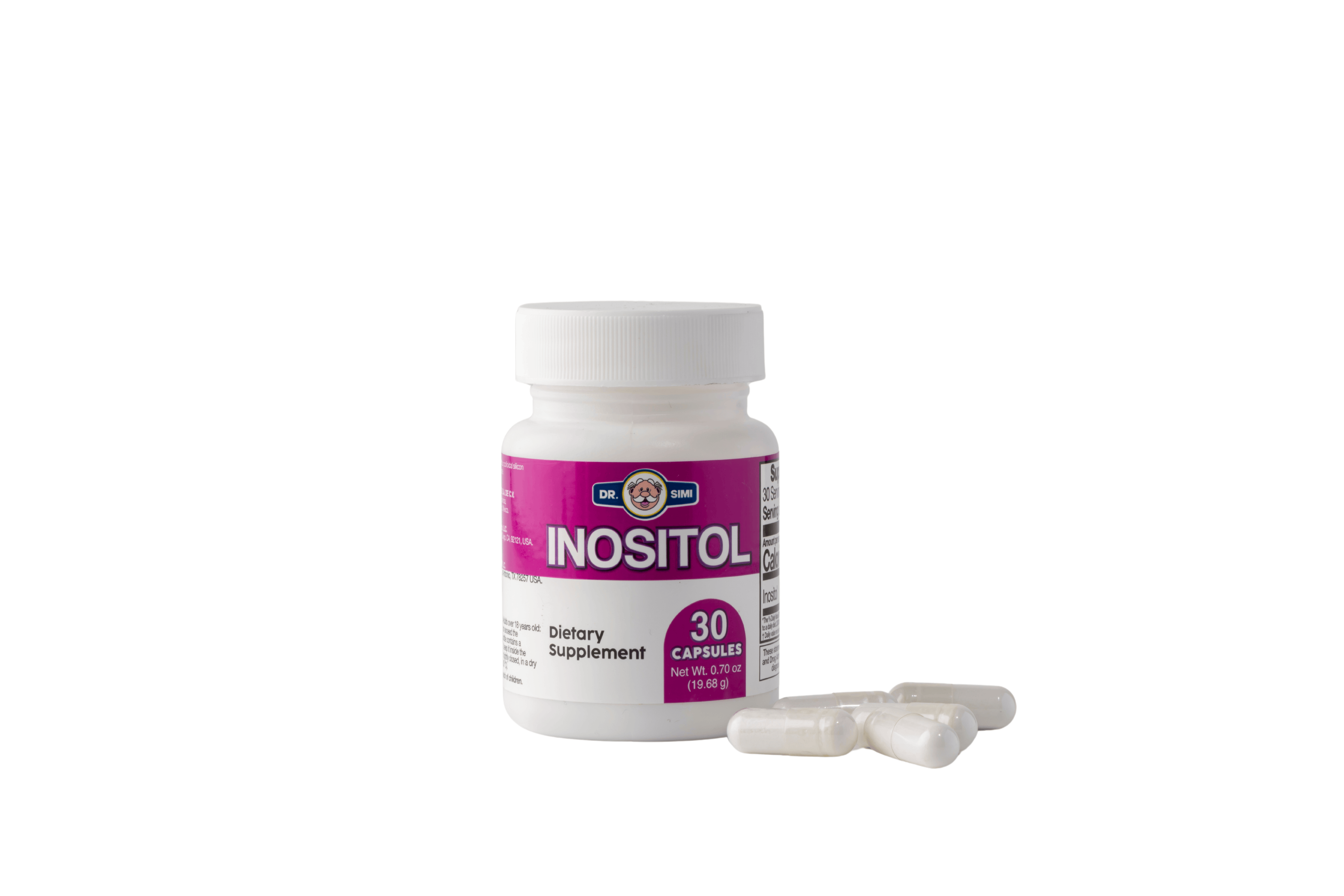 Inositol 500 mg Frasco 30 cápsulas
