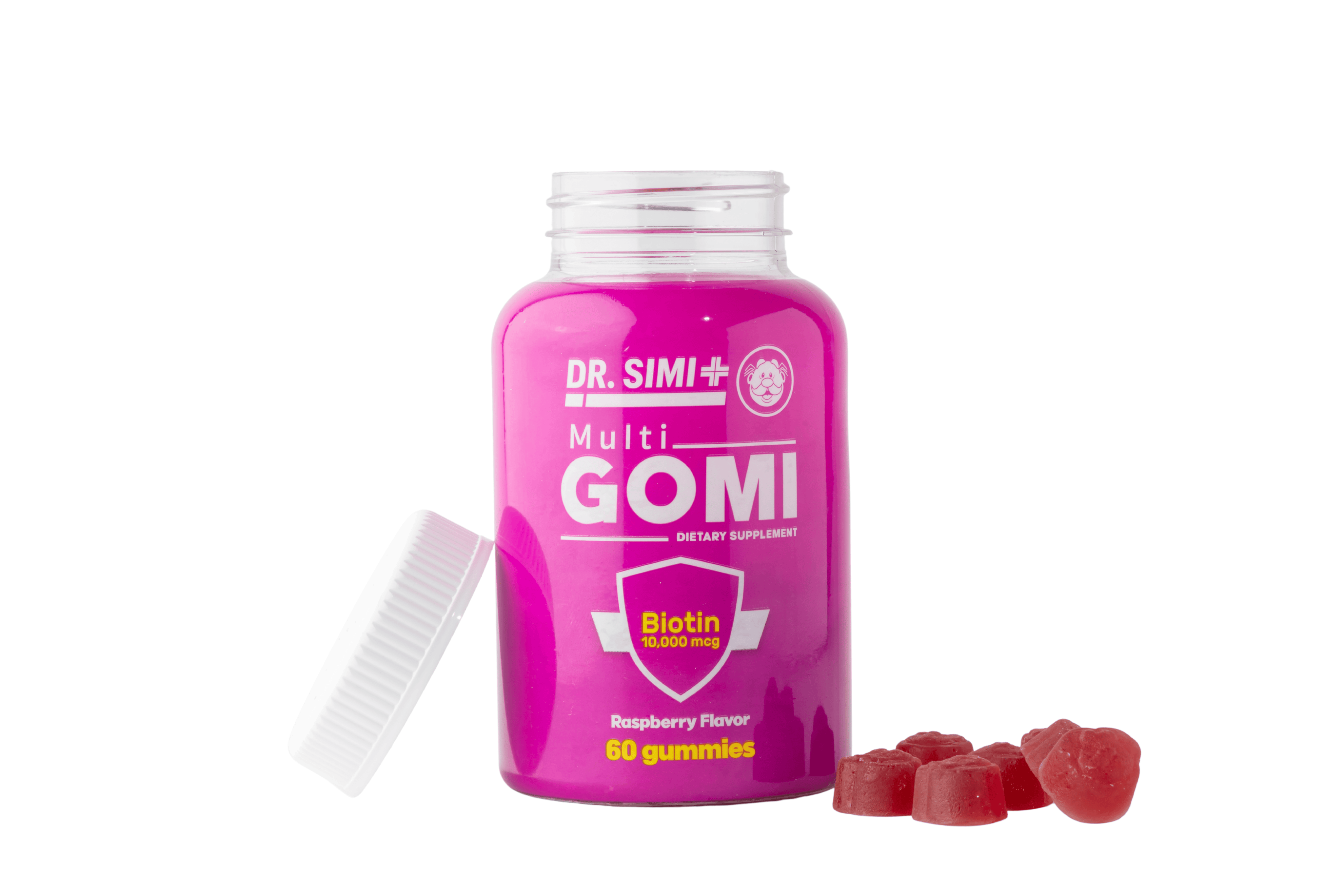 Multigomi Biotin Raspberry Flavor 60 Gummies