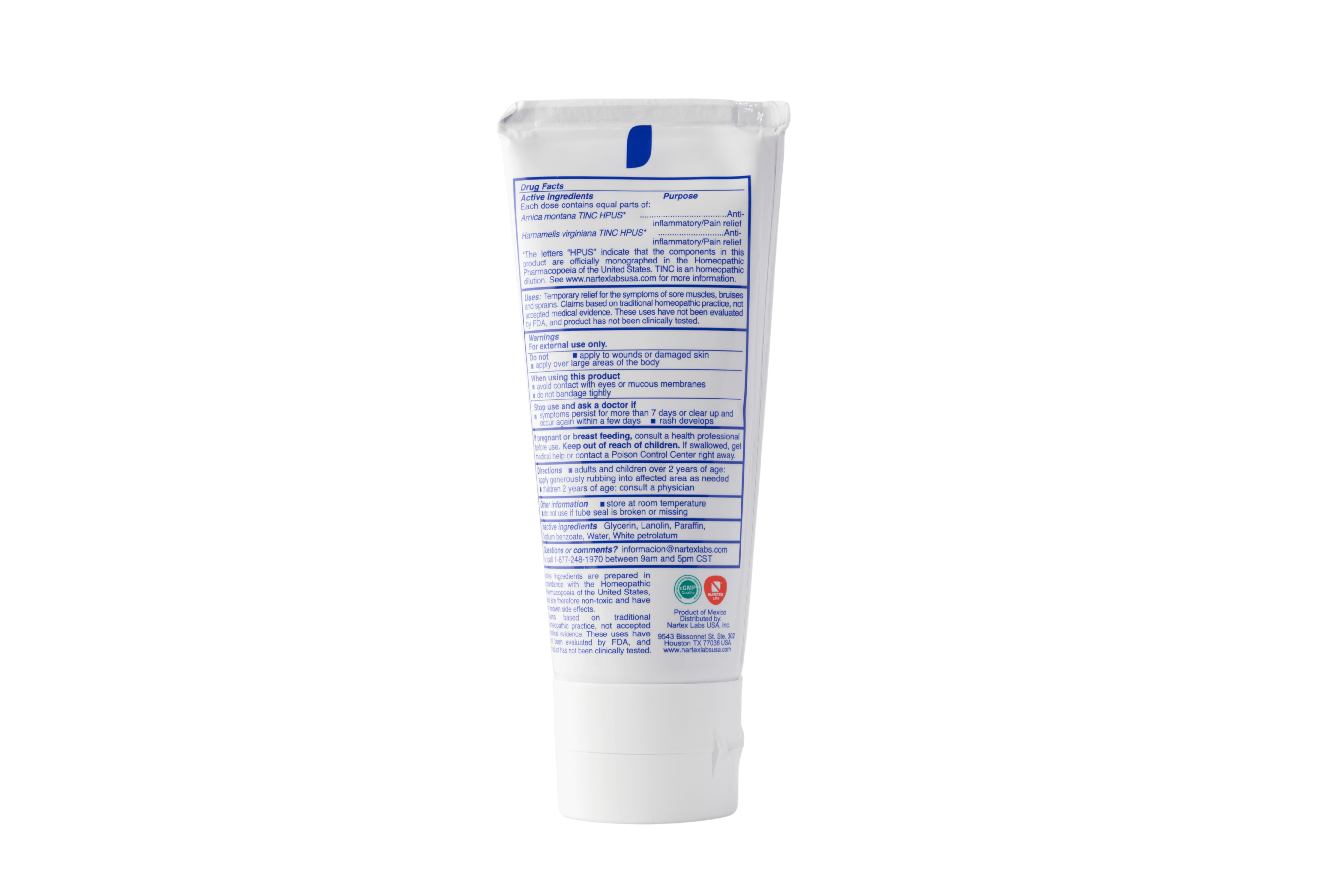 Crema de Árnica Montana 2.06 oz / 74 g