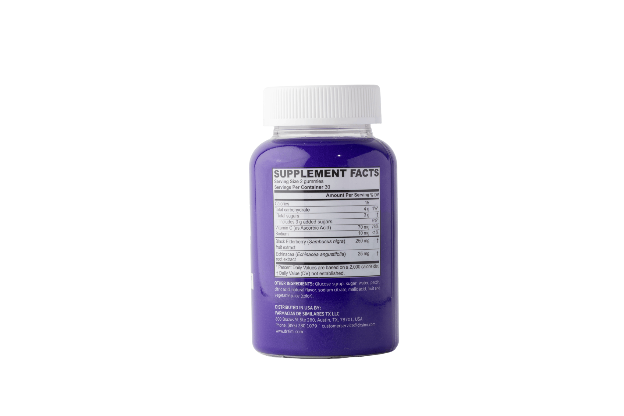 Multigomi Vit C Black Elderberry 250 mg Flavored 60 Gummies – Dr Simi