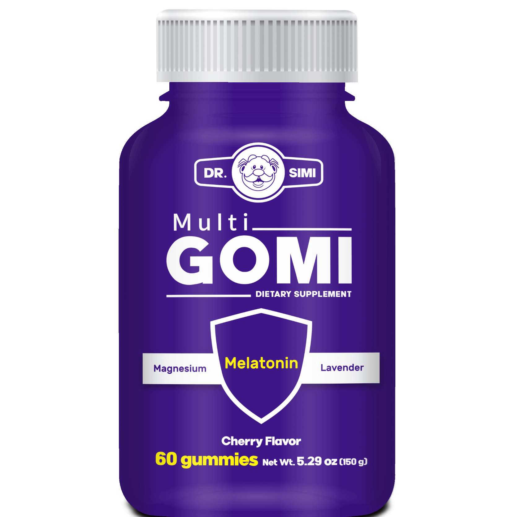 Multigomi Melatonin Magnesium + Lavender Flavored 60 Gummies