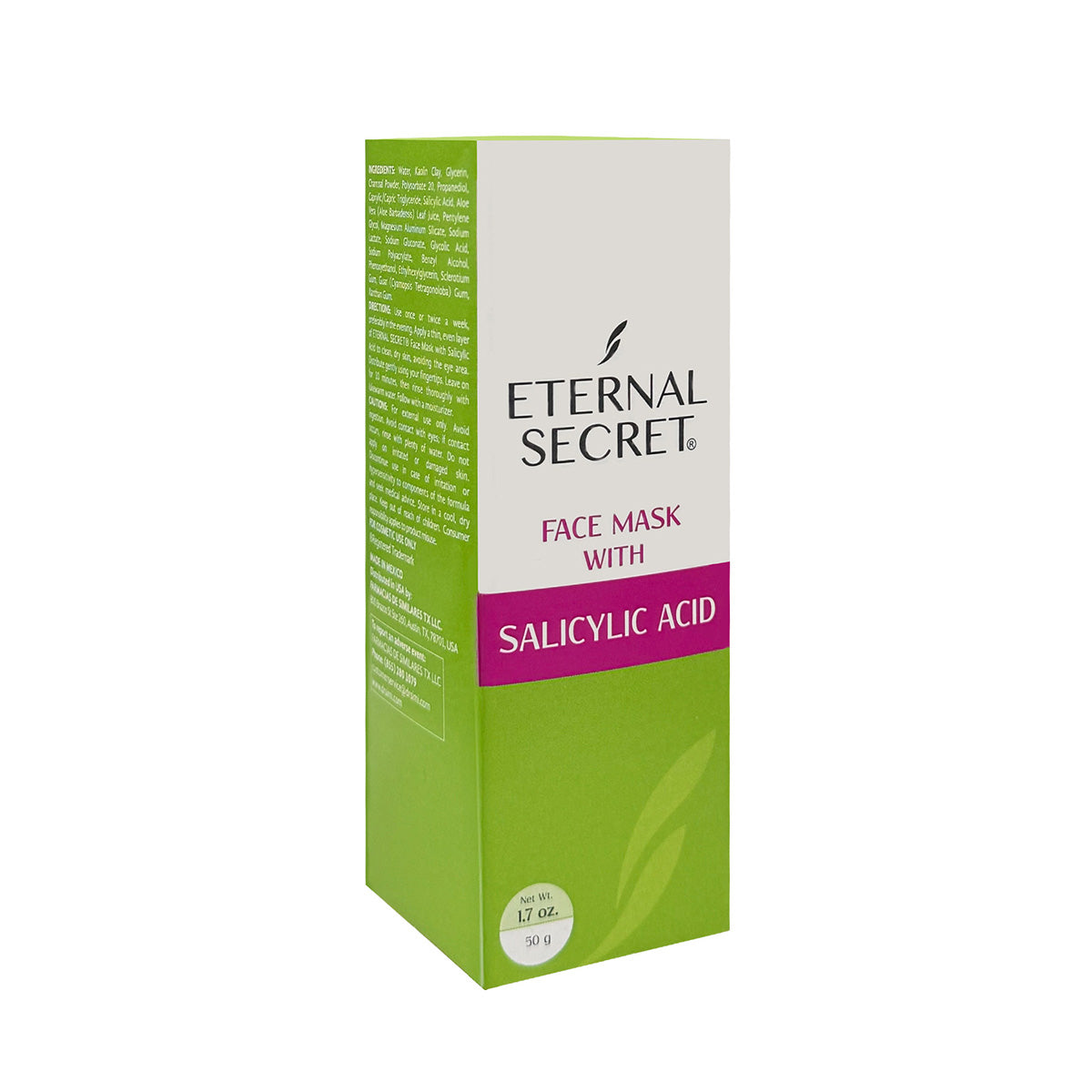 Eternal Secret Face Mask w/Salicylic Acid 1.7 Oz