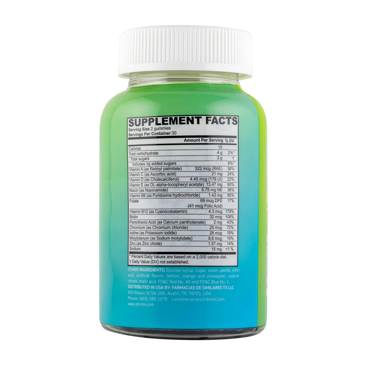 Multigomi Vitamins/Minerals Flavored Gummies 60 Pcs