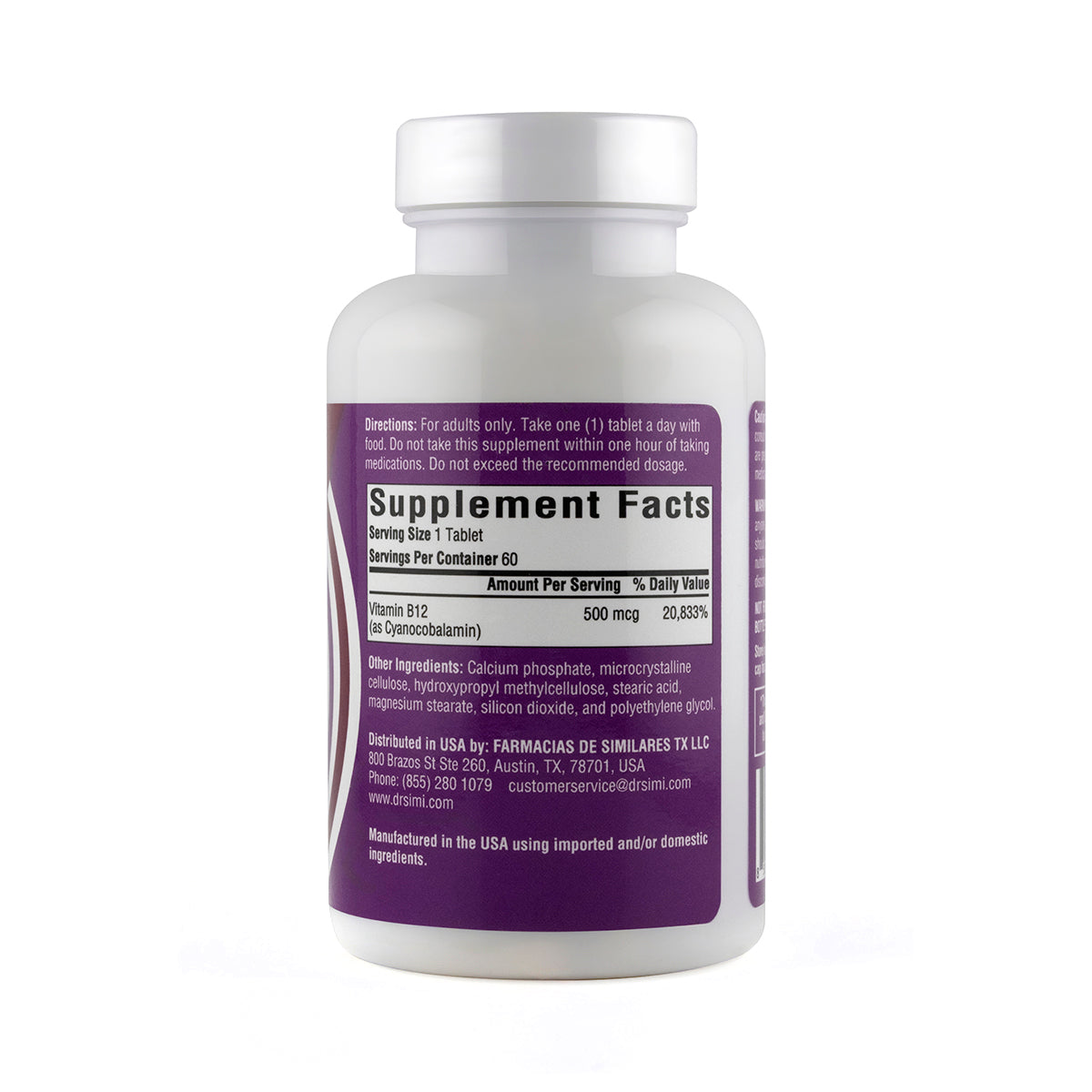 Dr. Simi B-12 Cyanocobalamine 1000 TR 60 Tab