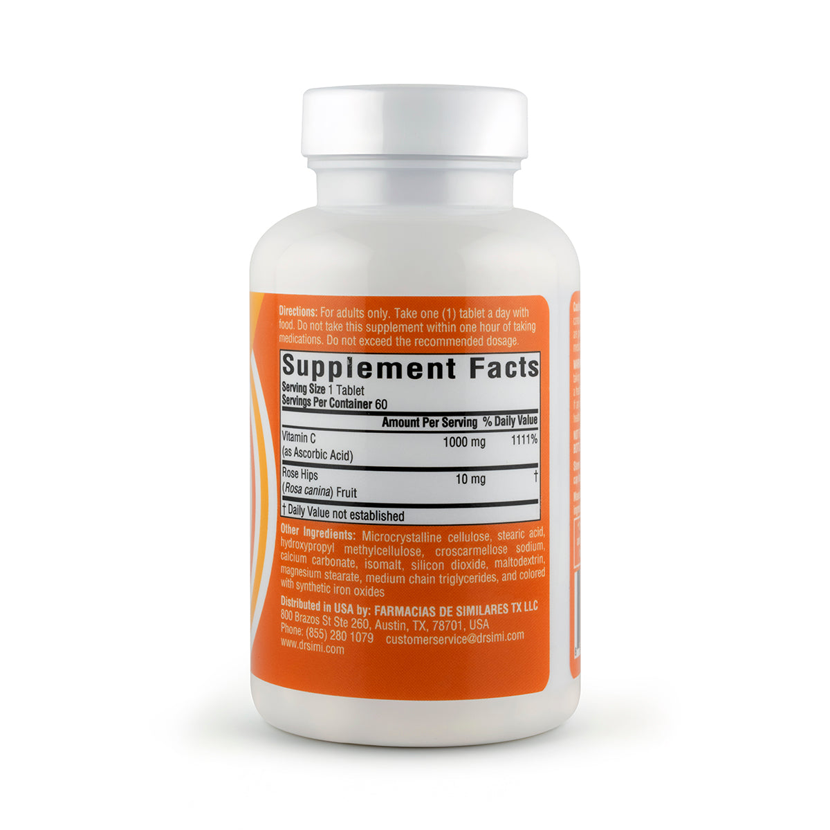 Dr. Simi Vitamin C with rose hips 60 Tab