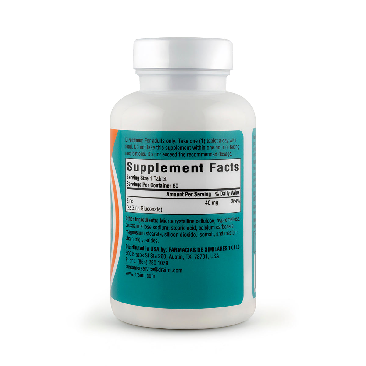 Dr. Simi Zinc 40 mg 60 Tab