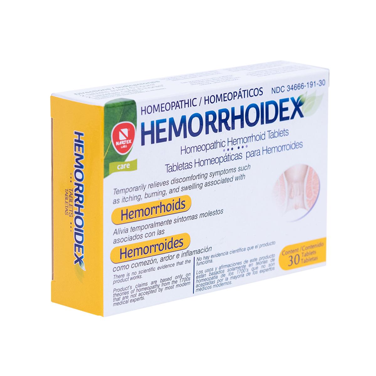 Nartex Hemorrhoidex 30 Tablets