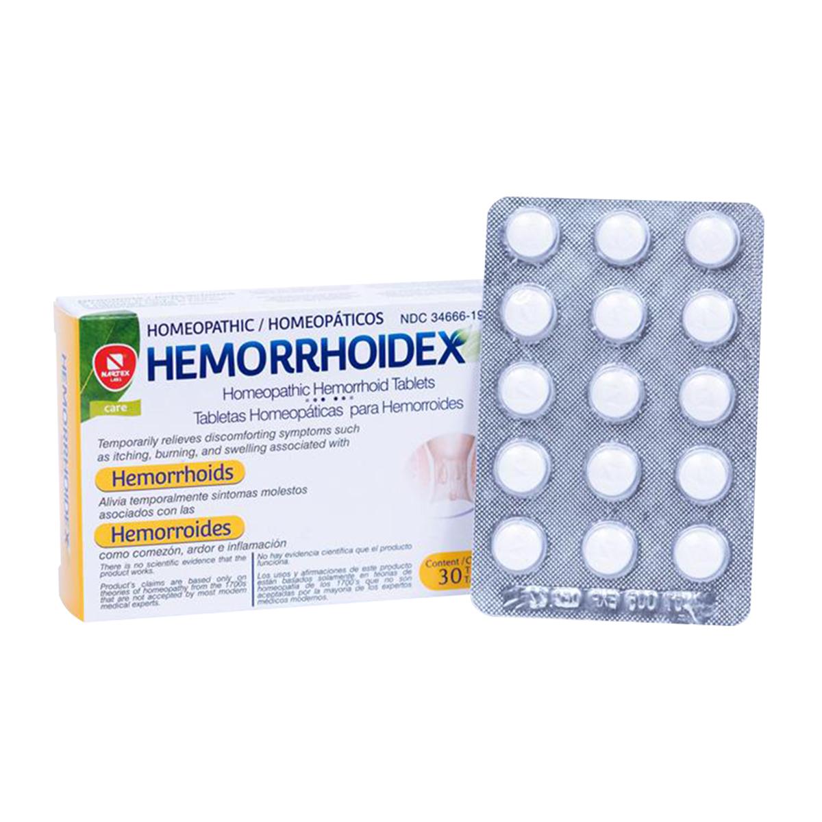 Nartex Hemorrhoidex 30 Tablets