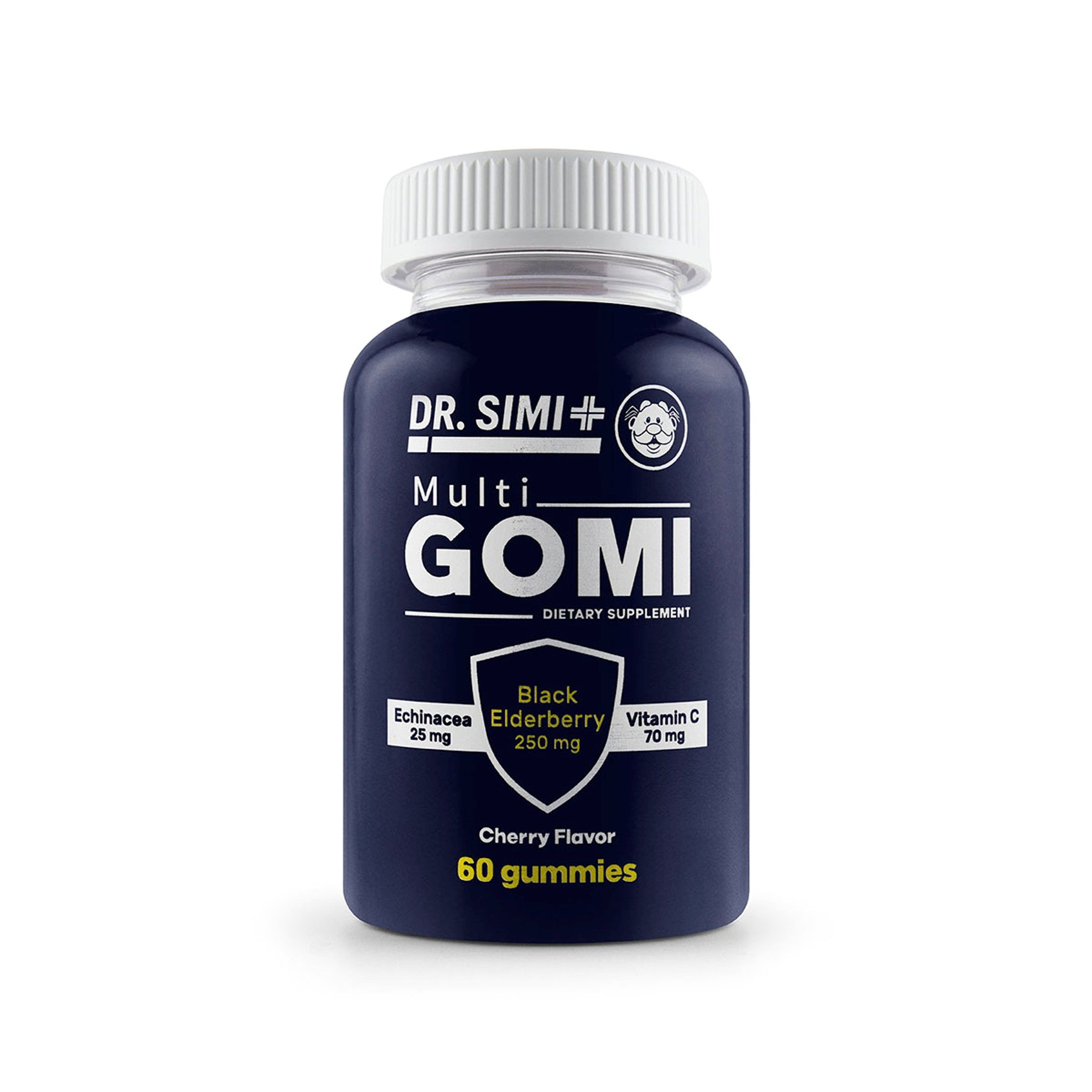 Multigomi Vit C Black Elderberry 250 mg Flavored 60 Gummies