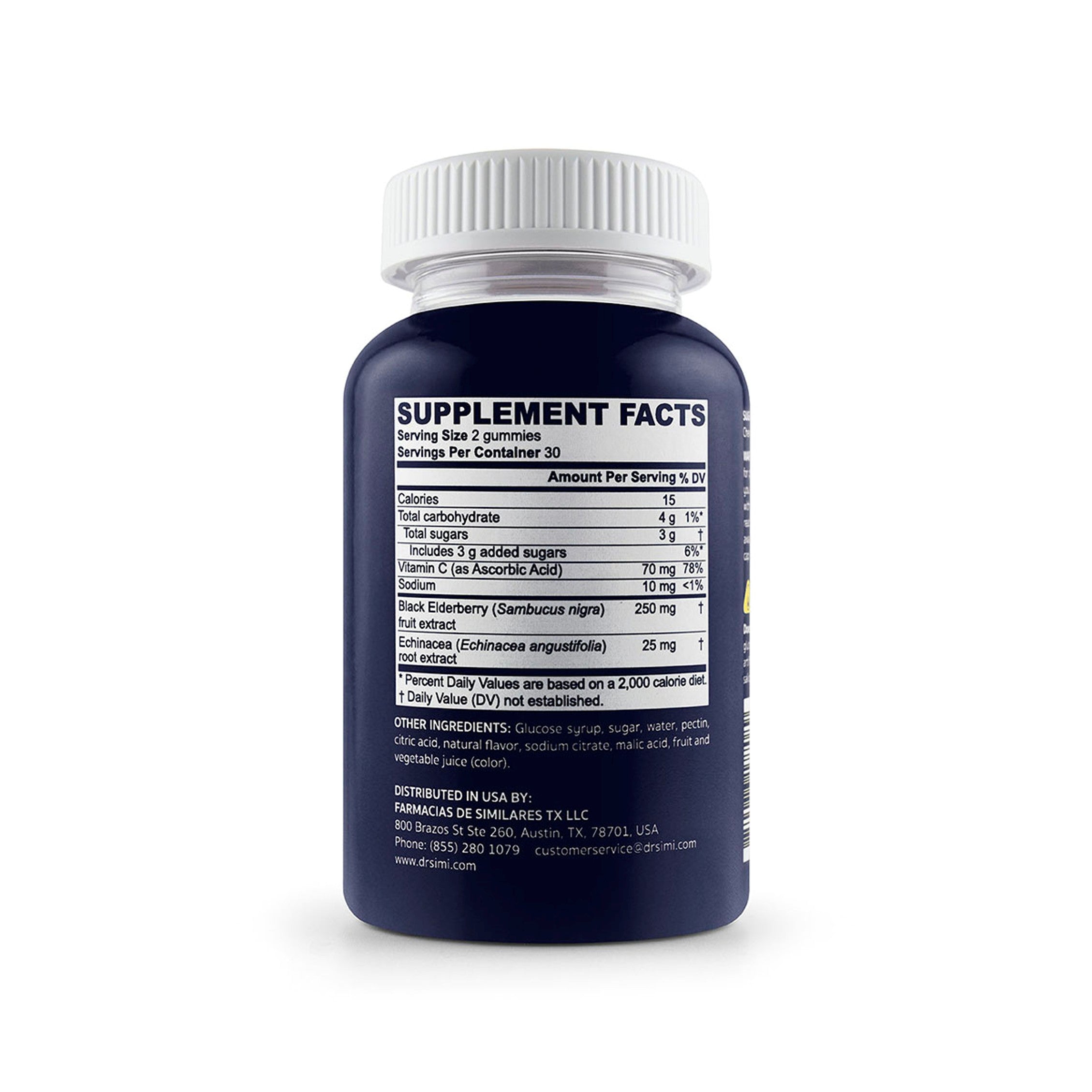 Multigomi Vit C Black Elderberry 250 mg Flavored 60 Gummies