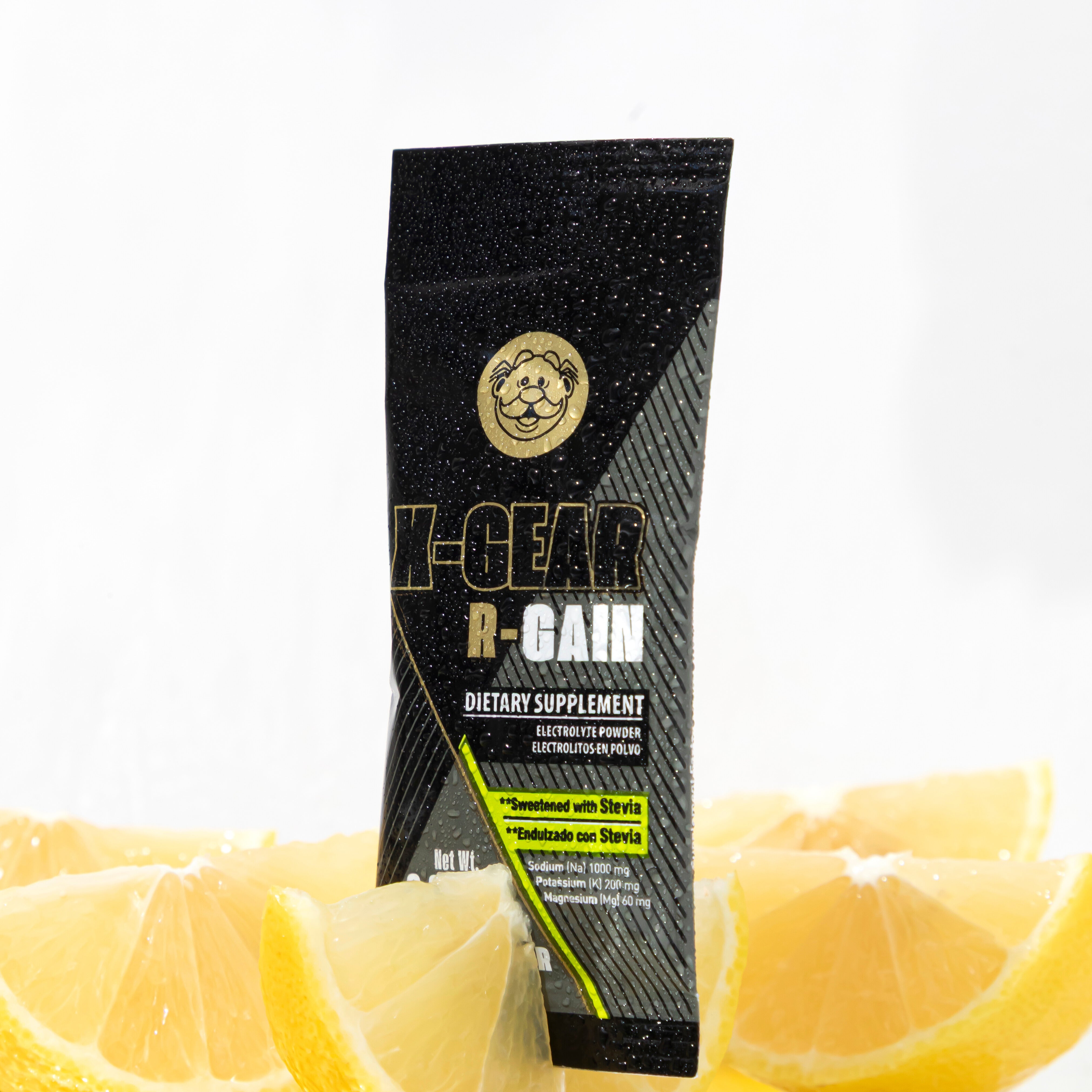 X-Gear R-Gain Electrolyte Powder Citrus 10 Pack/0.21 oz